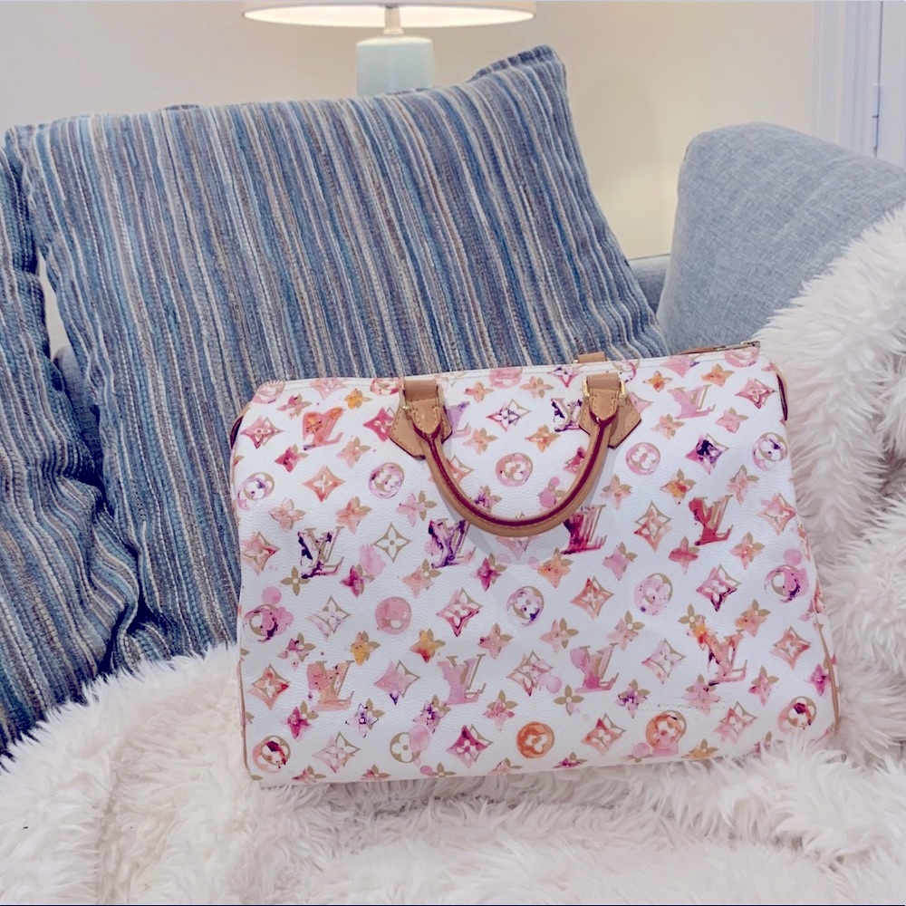 Louis Vuitton watercolor speedy